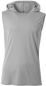 A4 Mens Cooling Performance Sleeveless Hood Tee