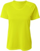 A4 Women's SureColor Short Sleeve Cationic Tee