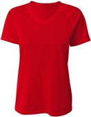 A4 Women's SureColor Short Sleeve Cationic Tee