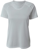 A4 Women's SureColor Short Sleeve Cationic Tee