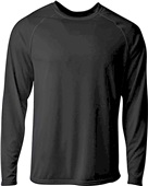 A4 Men Youth SureColor Long Sleeve Cationic Tee