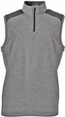 A4 Mens Tourney Sleeveless Fleece Quarter Zip Vest