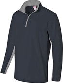 A4 Mens 1/4 Zip Color Block Fleece Jacket