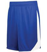 Youth Graded Inseam Athletico Soccer Shorts Royal/White No Pockets