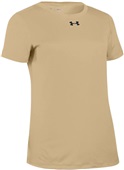 Under Armour Womens Girls Locker SS Tee 2.0 TEAM VEGAS GOLD Primary