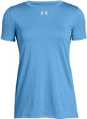 Under Armour Womens Girls Locker SS Tee 2.0 CAROLINA BLUE Primary