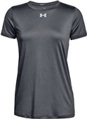 Under Armour Womens Girls Locker SS Tee 2.0 BLACK Primary