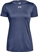 Under Armour Womens Girls Locker SS Tee 2.0 MIDNIGHT NAVY Primary