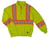 Work King Adult 1/4 Zip Safety Pullover