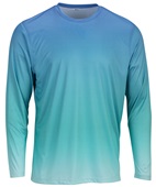 Paragon Adult Barbados Long Sleeve Performance Tee BLUE MIST/LIGHT TEAL Primary