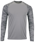 Paragon Adult Cayman Long Sleeve Performance Tee MEDIUM GRAY Primary