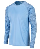 Paragon Adult Cayman Long Sleeve Performance Tee BLUE MIST Primary