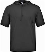 Badger Adult Youth Bcore Short Sleeve Hood Tee BLACK Primary