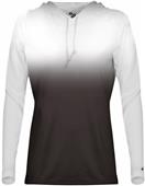 Badger Ombre Women's Hooded Tee Badger Ombre Women's Hooded Tee