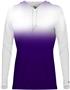 Badger Ombre Women's Hooded Tee PURPLE OMBRE Primary
