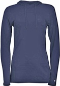 Badger Tri-Blend Surplice Women's Hoodie Tee