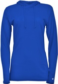 Badger Tri-Blend Surplice Women's Hoodie Tee