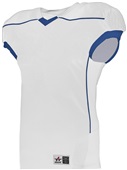 Alleson Adult/Youth Speed Game Football Jersey WHITE/ROYAL Primary