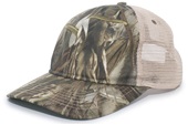 Pacific Headwear Vintage Camo Soft Trucker Snapback Cap 637C