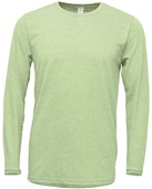 Baw Mens/Youth Long Sleeve Soft-Tek Blend T-Shirt COOL CUCUMBER Primary