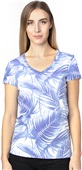 Threadfast Apparel Ladies Ultimate V-Neck T-Shirt PALM PARADIS Primary