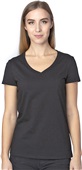 Threadfast Apparel Ladies Ultimate V-Neck T-Shirt BLACK Primary