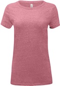 Threadfast Apparel Ladies Triblend T-Shirt RED TRIBLEND Primary