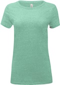 Threadfast Apparel Ladies Triblend T-Shirt GREEN TRIBLEND Primary