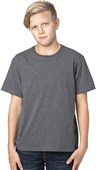 Threadfast Apparel Youth/Girls Ultimate T-Shirt CHARCOAL HEATHER Primary