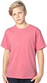 Threadfast Apparel Youth/Girls Ultimate T-Shirt RED HEATHER Primary