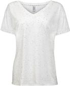 Threadfast Apparel Ladies Triblend Fleck T-Shirt CREAM FLECK Primary