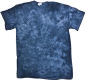Colortone Tie-Dye Adult Crystal Wash T-Shirt NAVY Primary