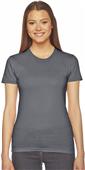 American Apparel Ladies Fine Jersey T-Shirt ASPHALT Primary