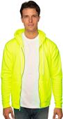 Royal Apparel Unisex Fashion Fleece Neon Zip Hoody