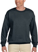 Jerzees Adult Super Sweats NuBlend Fleece Crew BLACK Primary