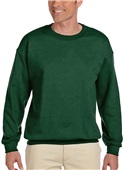 Jerzees Adult Super Sweats NuBlend Fleece Crew Forest Green Primary