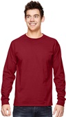 Fruit of the Loom Mens Youth Cotton LS Tee