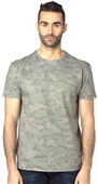 Threadfast Unisex Ultimate T-Shirt GREEN HEX CAMO Primary