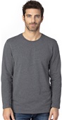 Threadfast Unisex Ultimate Long-Sleeve T-Shirt CHARCOAL HEATHER Primary