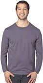 Threadfast Unisex Ultimate Long-Sleeve T-Shirt GRAPHITE Primary