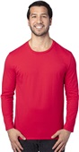 Threadfast Unisex Ultimate Long-Sleeve T-Shirt RED Primary