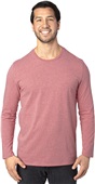 Threadfast Unisex Ultimate Long-Sleeve T-Shirt MAROON HEATHER Primary