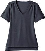 Devon & Jones Ladies' CrownLux Performance Top BLACK Primary