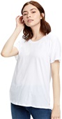 US Blanks Ladies' Loose Fit Boyfriend Tee WHITE Primary