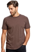 US Blanks Men's Made in USA Crew T-Shirt BROWN Primary