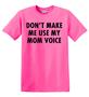 Epic Adult/Youth Mom Voice Cotton Graphic T-Shirts