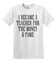 Epic Adult/Youth Fame & Money Cotton Graphic T-Shirts