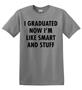 Epic Adult/Youth I Graduated Cotton Graphic T-Shirts
