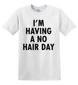 Epic Adult/Youth No Hair Day Cotton Graphic T-Shirts