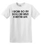 Epic Adult/Youth I Work 4 My Dogs Cotton Graphic T-Shirts